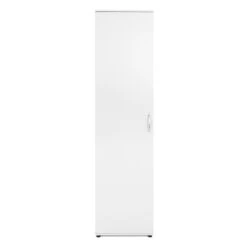 Armoire 1 Porte 6 Niveaux Blanc -Havre de Paix armoire 1 porte 6 niveaux andy blanc 3