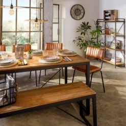 Banc Métal Et Bois Edena Atmosphera -Havre de Paix banc metal et bois edena atmosphera 4