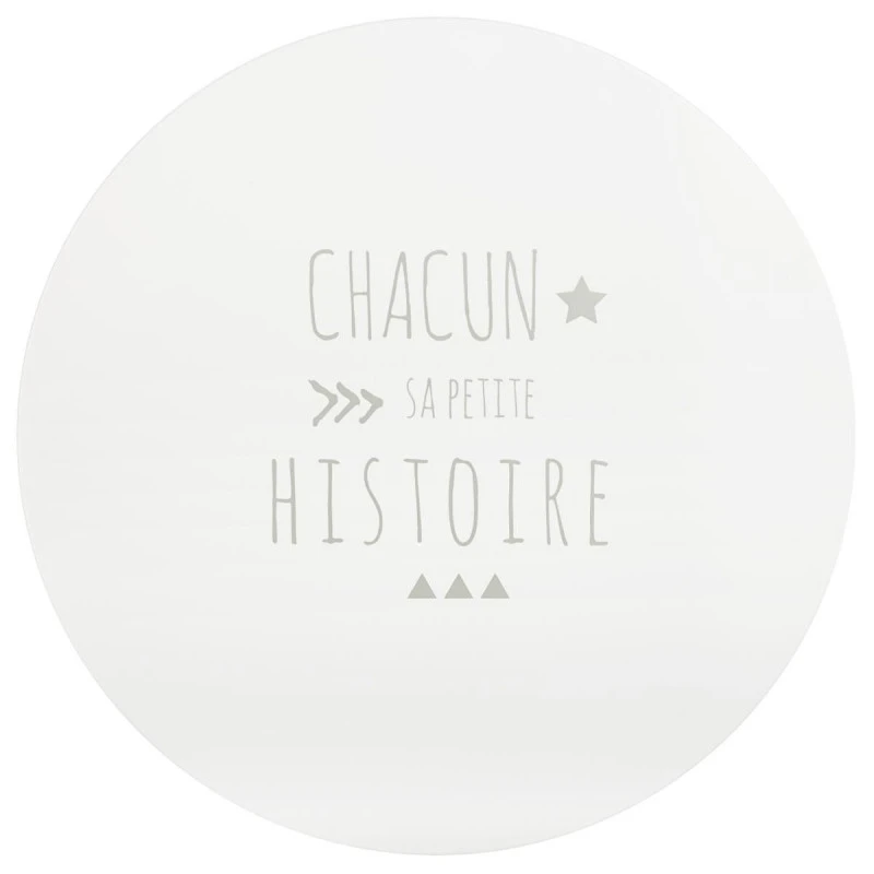 Bibliothèque Ronde Petite Histoire Enfant Roulettes Gris Atmosphera 5 Bibliothèque Ronde Petite Histoire Enfant Roulettes Gris Atmosphera – Image 3