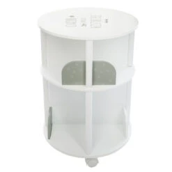 Bibliothèque Ronde Petite Histoire Enfant Roulettes Gris Atmosphera 10 Bibliothèque Ronde Petite Histoire Enfant Roulettes Gris Atmosphera -Havre de Paix bibliotheque ronde petite histoire enfant roulettes gris atmosphera 3