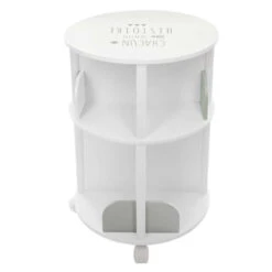 Bibliothèque Ronde Petite Histoire Enfant Roulettes Gris Atmosphera 11 Bibliothèque Ronde Petite Histoire Enfant Roulettes Gris Atmosphera -Havre de Paix bibliotheque ronde petite histoire enfant roulettes gris atmosphera 4