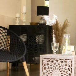 Buffet 2 Portes Métal Ajouré Teeco Atmosphera -Havre de Paix buffet 2 portes metal ajoure teeco atmosphera 4