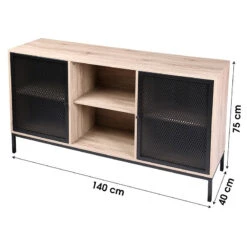 Buffet 2 Portes 2 Niches Soho -Havre de Paix buffet 2 portes niches soho 2