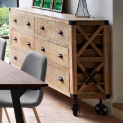 Buffet 6 Tiroirs Silas Atmosphera -Havre de Paix buffet 6 tiroirs silas atmosphera 1 5