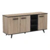 Demeyere Buffet Bas Bruce 3 Portes 3 Niches -Havre de Paix buffet bas bruce 3 portes 3 niches