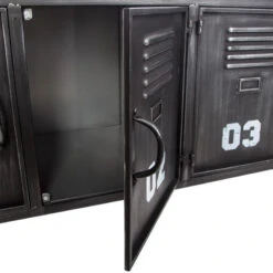 Buffet Bas Sevin Métal 4 Portes Atmosphera -Havre de Paix buffet bas sevin metal 4 portes atmosphera 4