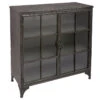 Buffet Broc 2 Portes Métal Noir Atmosphera -Havre de Paix buffet broc 2 portes metal noir atmosphera