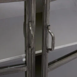 Buffet Broc 2 Portes Métal Noir Atmosphera -Havre de Paix buffet broc 2 portes metal noir atmosphera 3