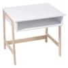 Bureau Enfant Blanc Pieds Bois Atmosphera -Havre de Paix bureau enfant blanc pieds bois atmosphera