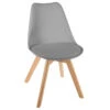 Chaise Salle Manger Baya Gris Atmosphera -Havre de Paix chaise baya gris atmosphera