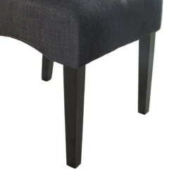 Demeyere Chaise Elite Tissu Gris Foncé -Havre de Paix chaise elite gris fonce 3