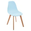 Chaise Enfant Pieds Bois Atmosphera Bleu -Havre de Paix chaise enfant pieds bois atmosphera bleu