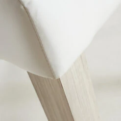 Demeyere Chaise Dossier Haut Blanc PU Guevara -Havre de Paix chaise ernesto blanc 1 3