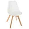 Chaise Salle Manger Baya Blanc Atmosphera -Havre de Paix chaise salle manger baya blanc atmosphera