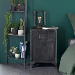 Chevet En Métal 1 Porte Sevin Atmosphera -Havre de Paix chevet en metal 1 porte sevin atmosphera 1