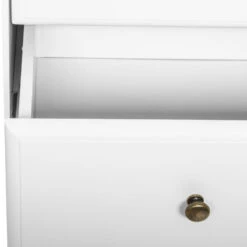 Chiffonnier Blanc 5 Tiroirs Solen Atmosphera -Havre de Paix chiffonnier blanc 5 tiroirs solen atmosphera 6