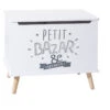 Coffre De Rangement "petit Bazar & Secrets" Blanc Atmosphera -Havre de Paix coffre de rangement petit bazar secret blanc atmosphera