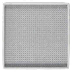 Coffre Pouf Pliable Gris Compatible Briques -Havre de Paix coffre pouf pliable gris compatible briques 3