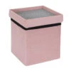 Coffre Pouf Pliable Rose Compatible Briques 2 Coffre Pouf Pliable Rose Compatible Briques -Havre de Paix coffre pouf pliable rose compatible briques