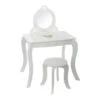 Coiffeuse Avec Tabouret Enfant Blanc Atmosphera -Havre de Paix coiffeuse avec tabouret pour enfant blanche