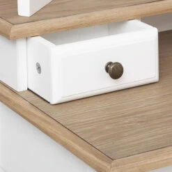 Coiffeuse Blanche 3 Tiroirs Solen Atmosphera -Havre de Paix coiffeuse blanche 3 tiroirs solen atmosphera 6