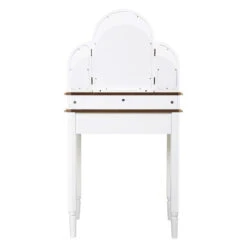 Coiffeuse Blanche 3 Tiroirs Solen Atmosphera -Havre de Paix coiffeuse blanche 3 tiroirs solen atmosphera 7