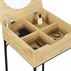 Coiffeuse Bois Et Métal Abbott -Havre de Paix coiffeuse bois et metal abbott 7