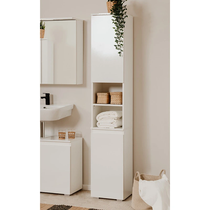 Colonne De Salle De Bain 2 Portes Capetown Blanc 4 Colonne De Salle De Bain 2 Portes Capetown Blanc – Image 2