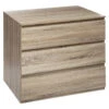 Commode 3 Tiroirs 78 Cm Dolo Naturel 5five -Havre de Paix commode 3 tiroirs 78 cm naturel 5five