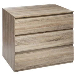 Commode 3 Tiroirs 78 Cm Dolo Naturel 5five