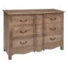 Commode 3 Tiroirs Hiver En Bois Atmosphera -Havre de Paix commode 3 tiroirs hiver en bois atmosphera