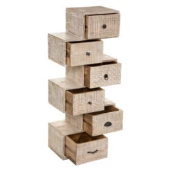 Commode Ajay 6 Tiroirs Bois Massif Atmosphera -Havre de Paix commode ajay 6 tiroirs bois massif atmosphera 2