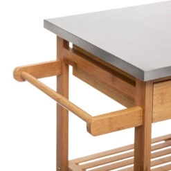 Desserte Bambou 6 Tiroirs Roulettes 76 Cm 5five -Havre de Paix desserte bambou 6 tiroirs roulettes 76 cm 5five 2