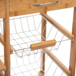 Desserte Bambou 6 Tiroirs Roulettes 76 Cm 5five -Havre de Paix desserte bambou 6 tiroirs roulettes 76 cm 5five 4