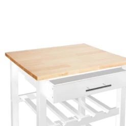 Desserte De Cuisine Blanche Modèle CLAUDE PM Atmosphera -Havre de Paix desserte de cuisine blanche modele claude pm atmosphera 1