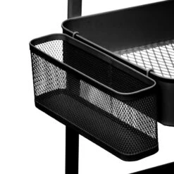 Desserte Métal Noir Roulettes 52 Cm 5five -Havre de Paix desserte metal noir roulettes 52 cm 5five 2