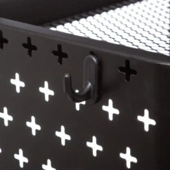 Desserte Métal Noir Roulettes 52 Cm 5five -Havre de Paix desserte metal noir roulettes 52 cm 5five 4