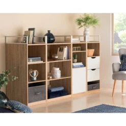 Dressing Module L40 2 étagères 1 Porte Orso -Havre de Paix dressing module l40 2 etageres 1 porte orso 2