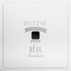 Ensemble Table + 2 Tabourets Enfant Blanc Gris Dream Atmosphera -Havre de Paix ensemble table tabourets enfant blanc gris dream atmosphera 5