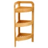 Étagère Angle 3 Niveaux En Bambou Petit Modèle -Havre de Paix etagere angle 3 niveaux en bambou petit modele