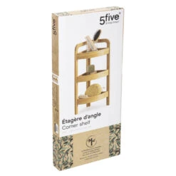 Étagère Angle 3 Niveaux En Bambou Petit Modèle -Havre de Paix etagere angle 3 niveaux en bambou petit modele 2