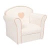 Fauteuil Enfant Cœur Rose Ostaria -Havre de Paix fauteuil enfant coeur rose ostaria