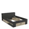 Demeyere Lit 140x190 Cm Pocket Naturel Et Noir -Havre de Paix lit 140x190 cm pocket naturel et noir