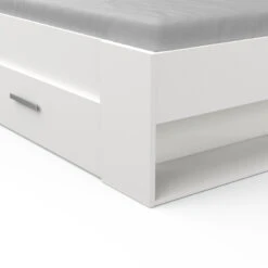 Demeyere Lit 140x190 Cm Pocket Blanc -Havre de Paix lit 2 places polly blanc 6