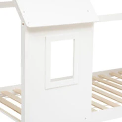 Lit Cabane Enfant Pin Blanc 90x190 Atmosphera -Havre de Paix lit cabane enfant pin blanc 90x190 atmosphera 1 4