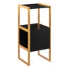 Meuble Bas 1 Porte Noir Natureo 5Five -Havre de Paix meuble bas 1 porte noir natureo 5five