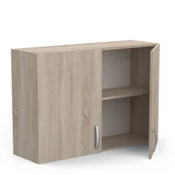 Demeyere Meuble De Cuisine Haut 2 Portes 100 Cm Paprika -Havre de Paix meuble de cuisine haut 2 portes 100 cm paprika 1 3