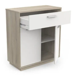 Demeyere Meuble De Rangement 2 Portes 1 Tiroir Léo -Havre de Paix meuble de rangement 2 portes 1 tiroir leo 2