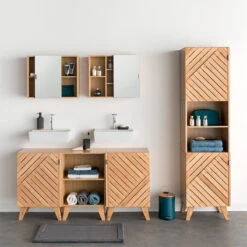 Meuble De Salle De Bain 1 Porte Bath'n Modul 5Five -Havre de Paix meuble de salle de bain 1 porte bath n modul 5five 1 8