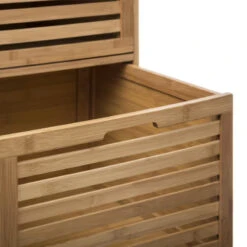 Meuble Salle Bain 3 Tiroirs Bambou Sicela -Havre de Paix meuble salle bain 3 tiroirs bambou sicela 1